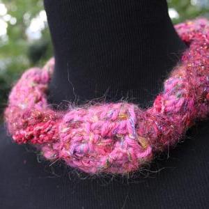 Rosey - 21" Knotted Neck Wrap, Mixed..