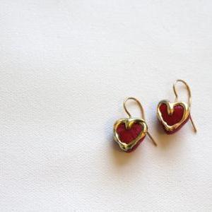 Heart Earrings, Drop Earring, Valentines Day,..