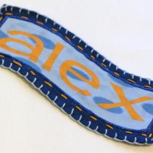 Boys Name Patch, Personalized Hand ..