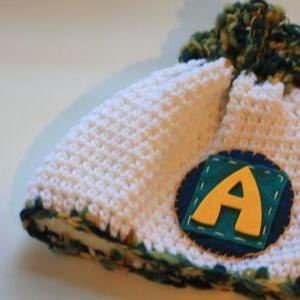 Personalized Baby Hat, Baby Beanie, Initials,..