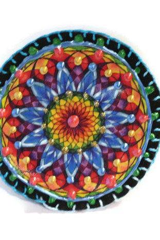 Mandala Hand Cut Sew On Patch, Appliques for Denim